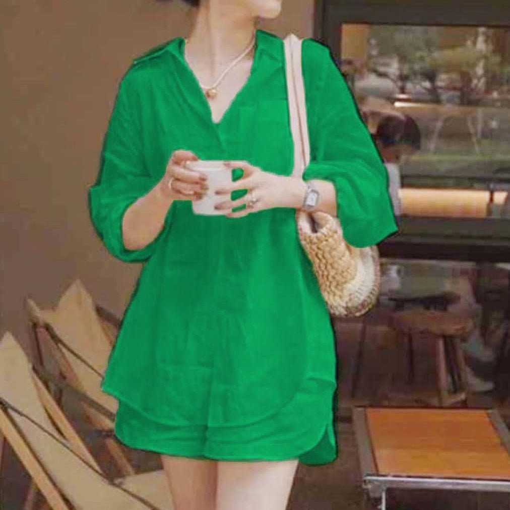 Temperament Casual V-Neck Suit