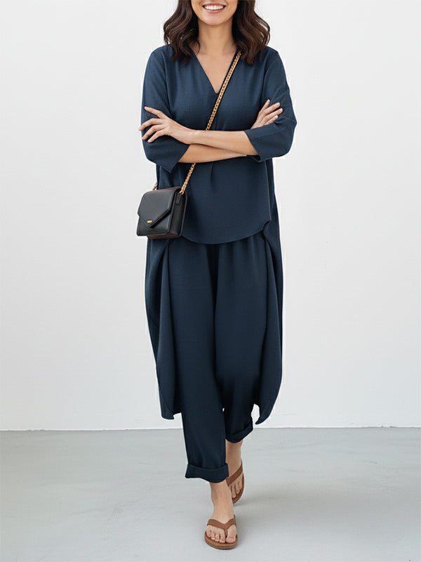 Sunshine Versatile Pocket Women'S Casual Two-Piece Suit