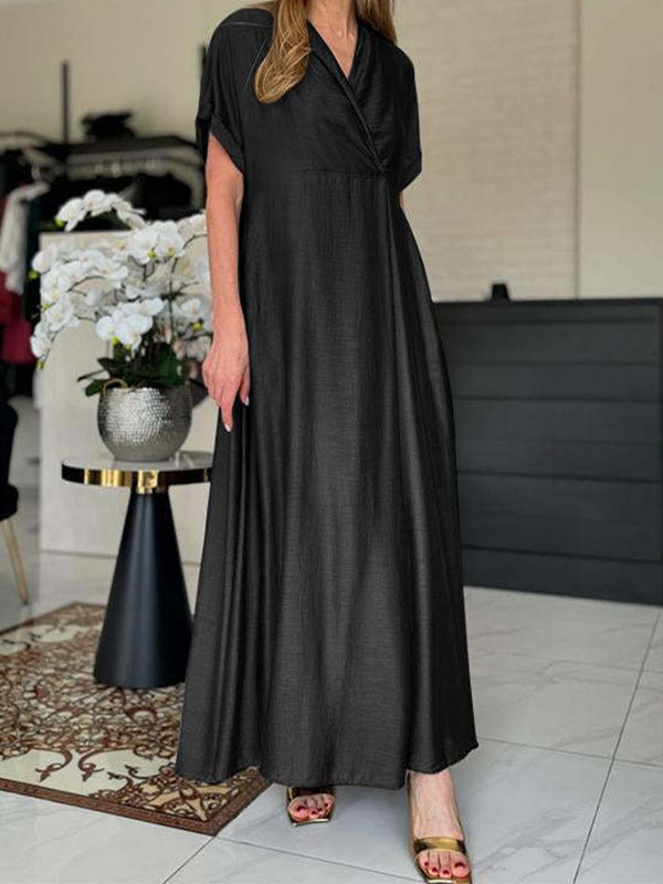 Elegant New Style V-Neck Beautiful Ladies Dress