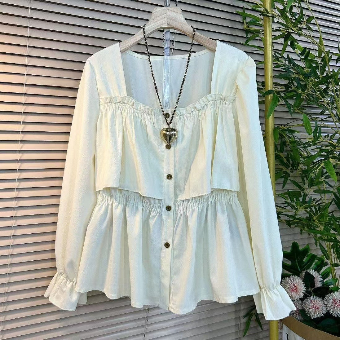 New Fashion Temperament Long-sleeved Shirt