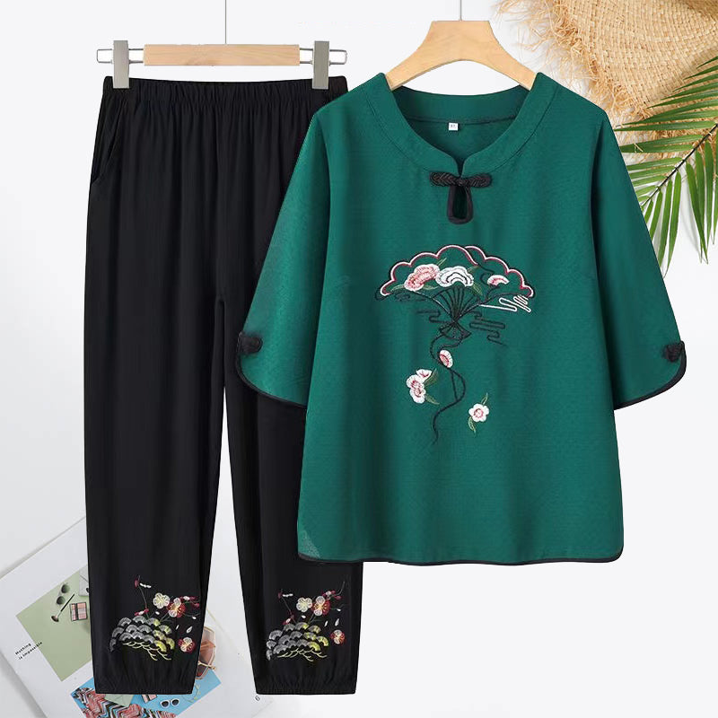 2024 Temperament Casual Mid-Sleeve Suit