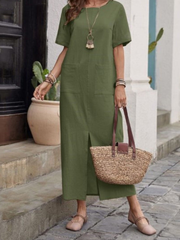 Fashion Sunshine Big Pocket Ladies Dress