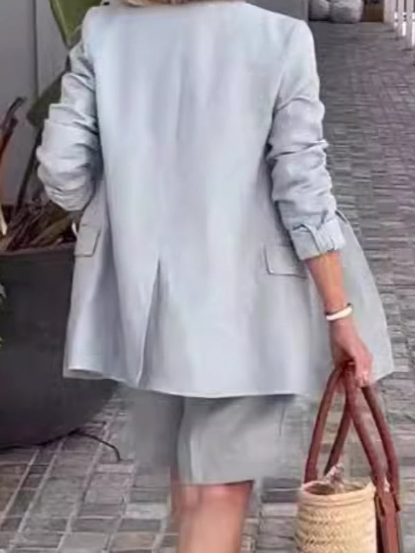 2025 New Fashion Temperament Ladies Two Piece Suit