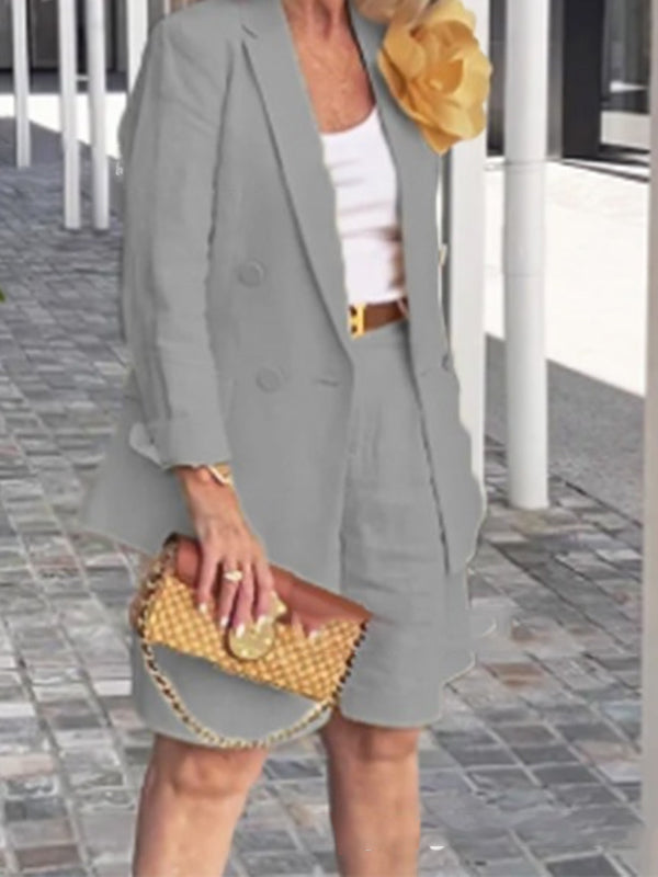 2025 New Fashion Temperament Ladies Two Piece Suit
