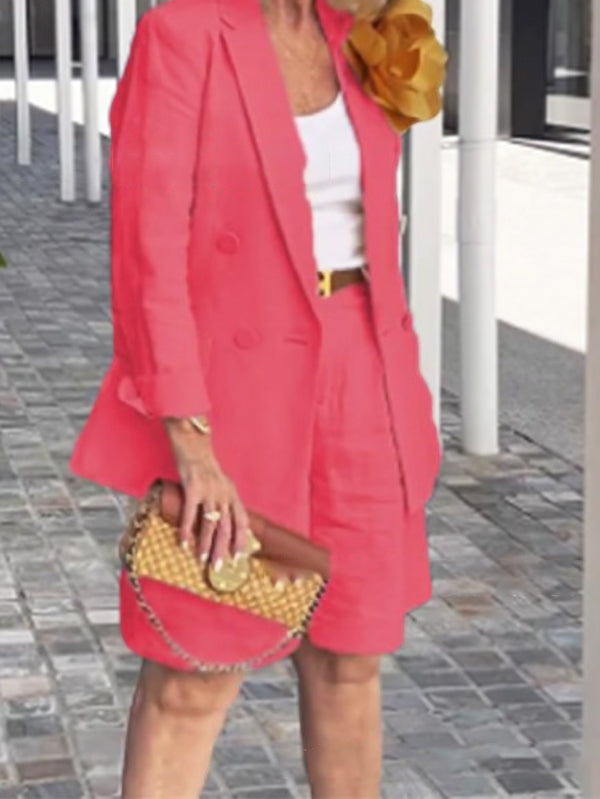 2025 New Fashion Temperament Ladies Two Piece Suit