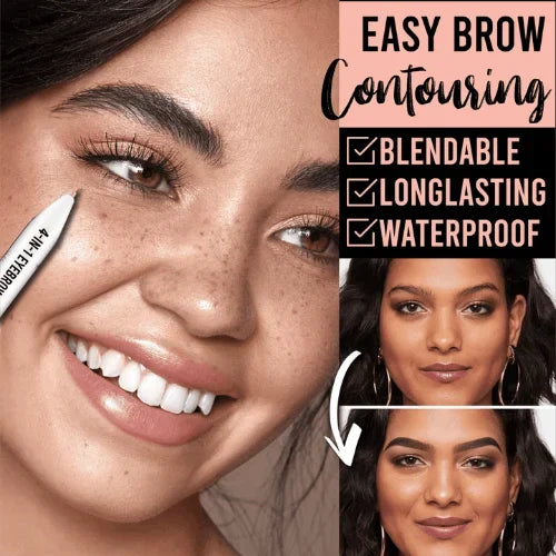 🎁2024 New Year Hot Sale🎁 4-in-1 Brow Contour & Highlight Pen