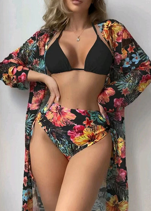 Blooming and Thriving Three-Piece Swimsuit