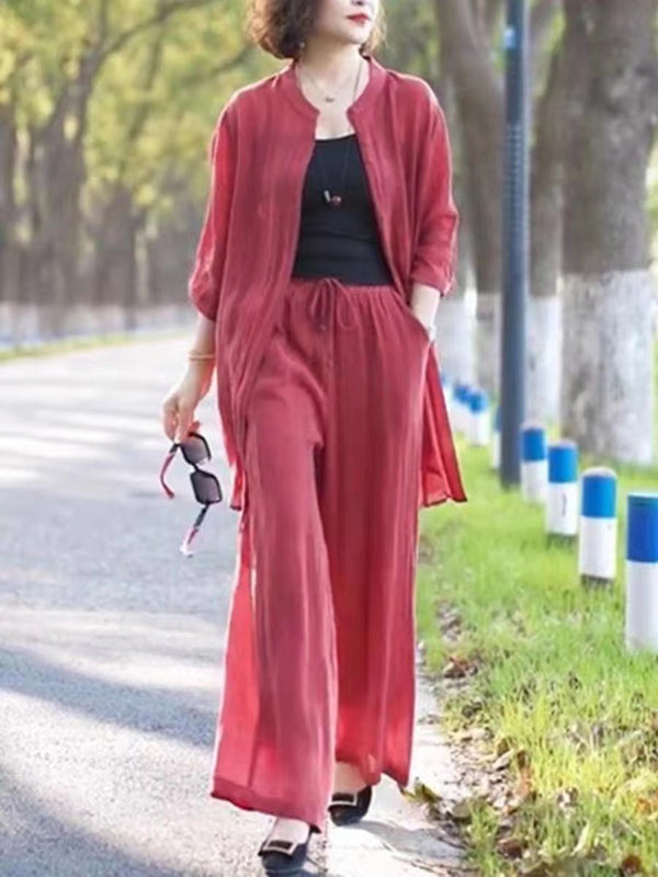 2024 New Temperament Casual Button Suit