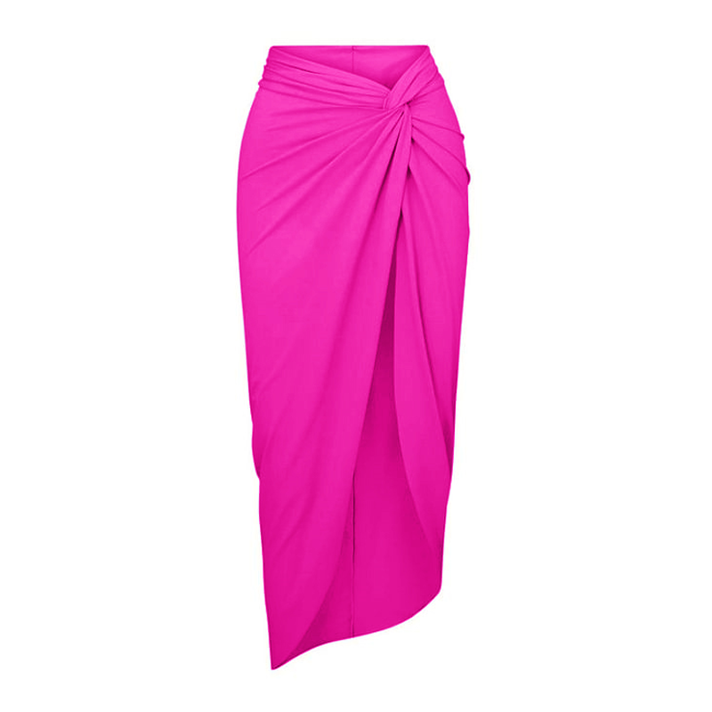 3D Flower Cutout One Piece Swimsuit and Sarong