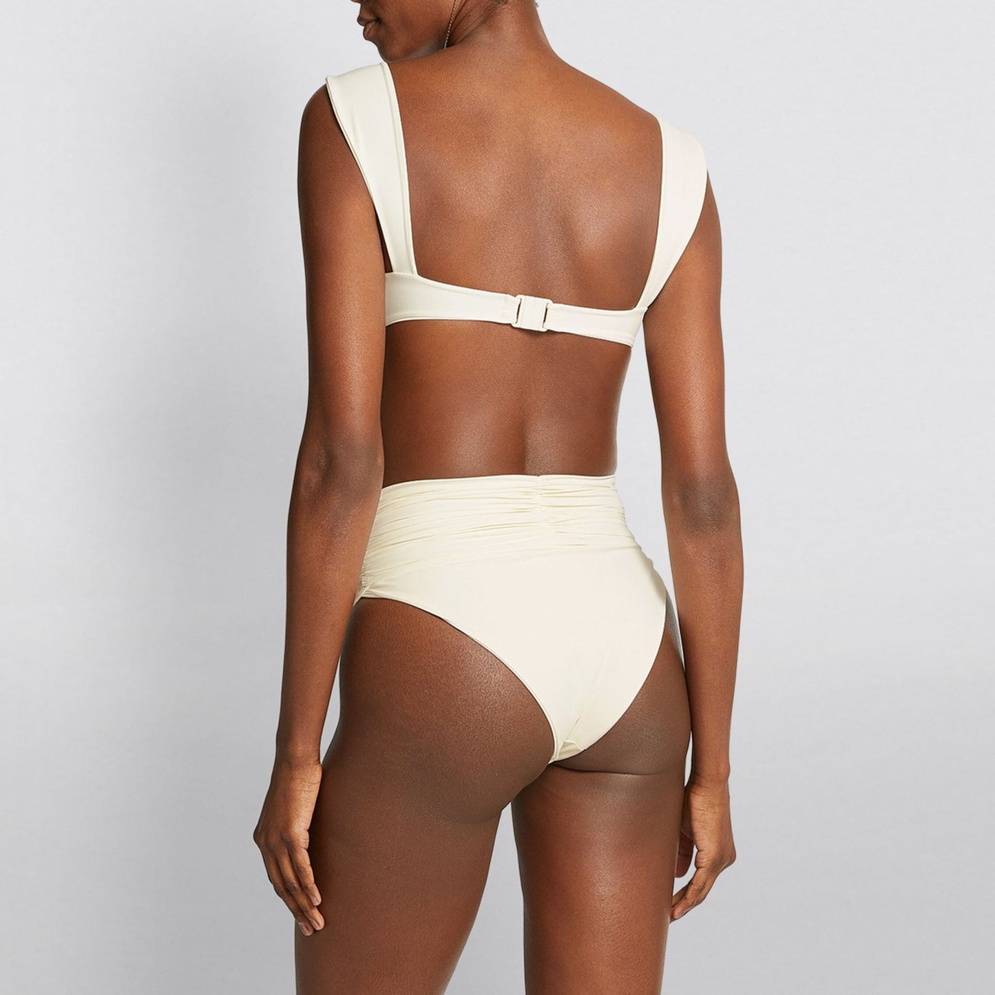 3D Flower High-waisted Bikini Swimsuit