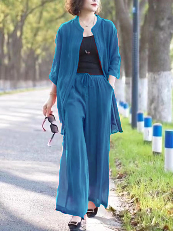 2024 New Temperament Casual Button Suit