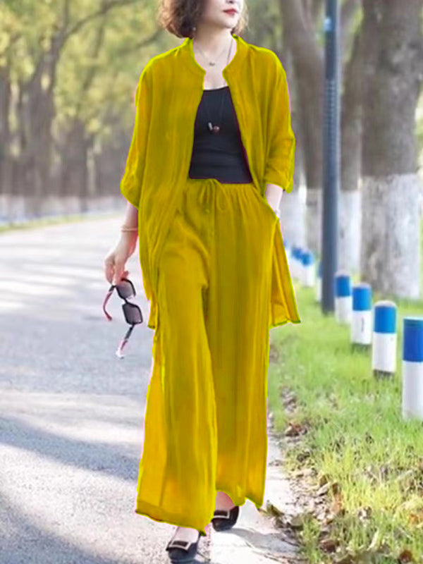 2024 New Temperament Casual Button Suit