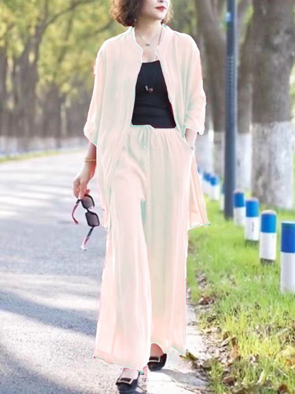 2024 New Temperament Casual Button Suit