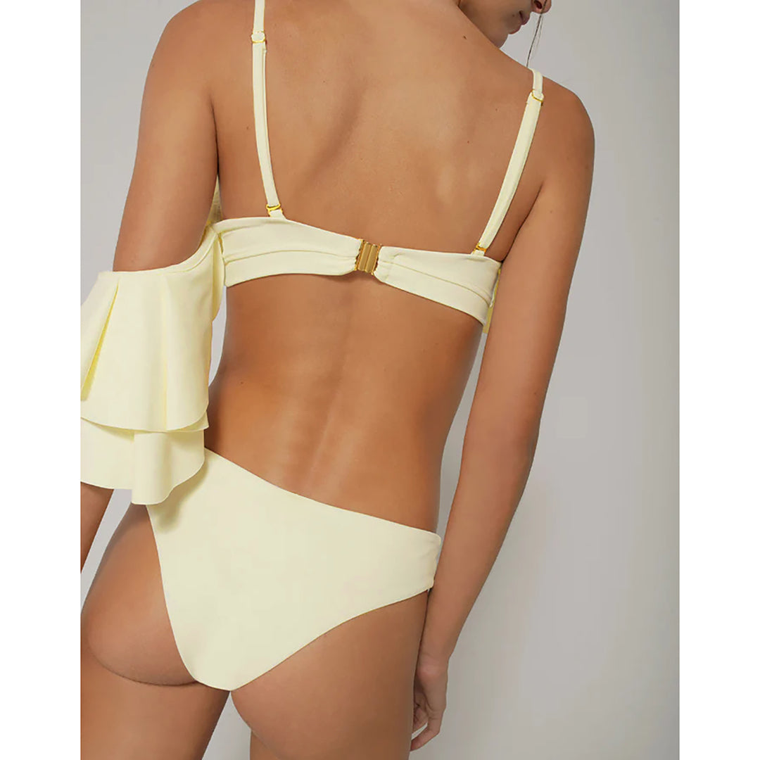 3D flower Ruffle Bikini Swimsuit