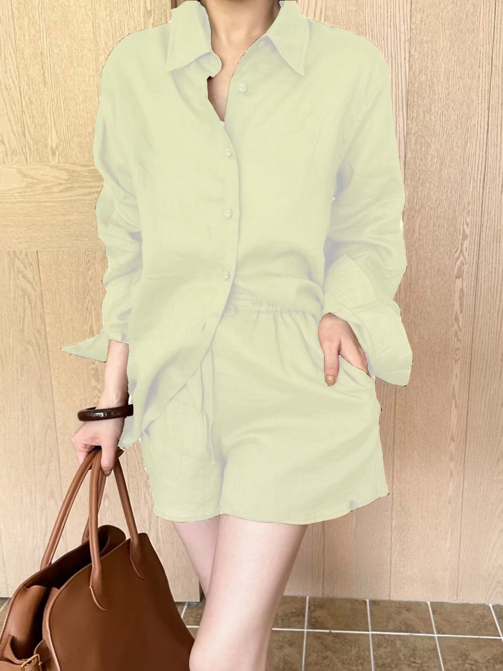 Temperament Fashion Women'S Shirt Suit
