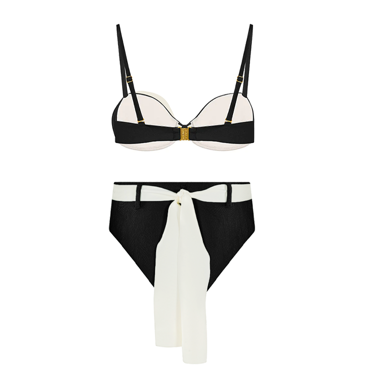 3D flower Bikini Swimsuit and Sarong (Shipped on Jun 20th)