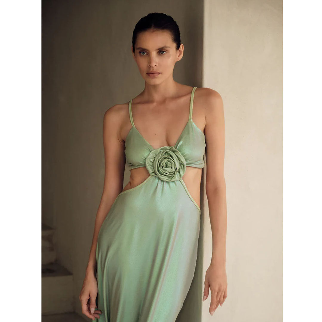 3D flower Ruffle Bikini Swimsuit