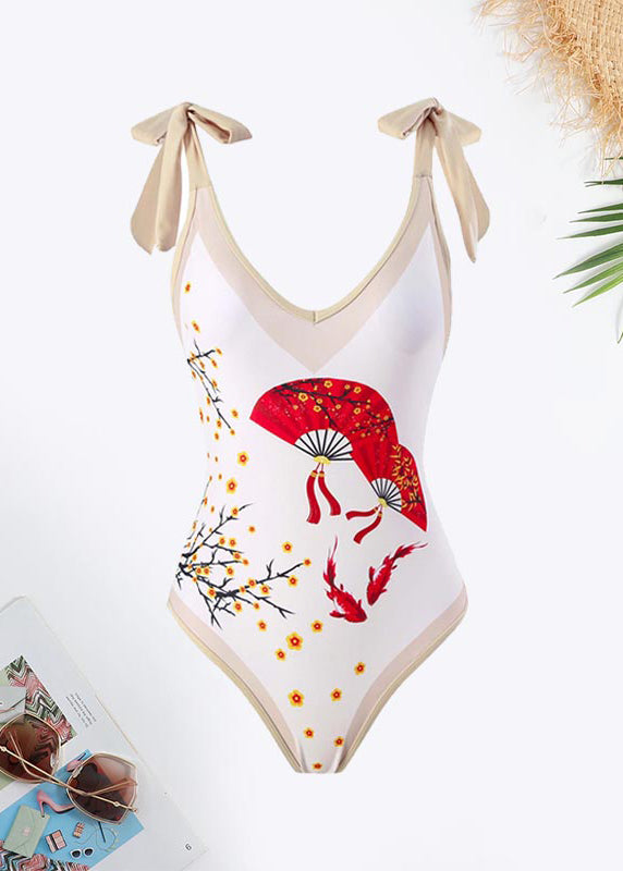 Optimistic Essence V-neck Tie Swimsuit