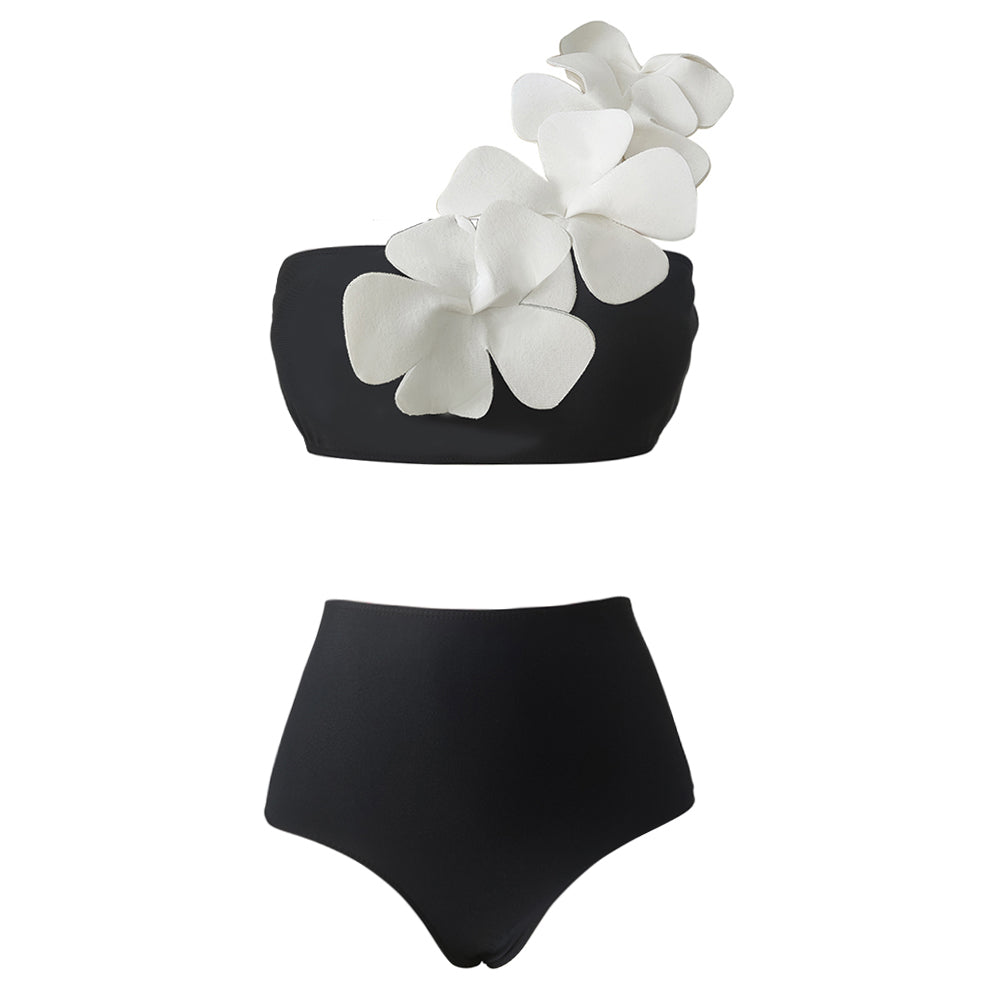 Vioye 3D Flower One Piece Swimsuit