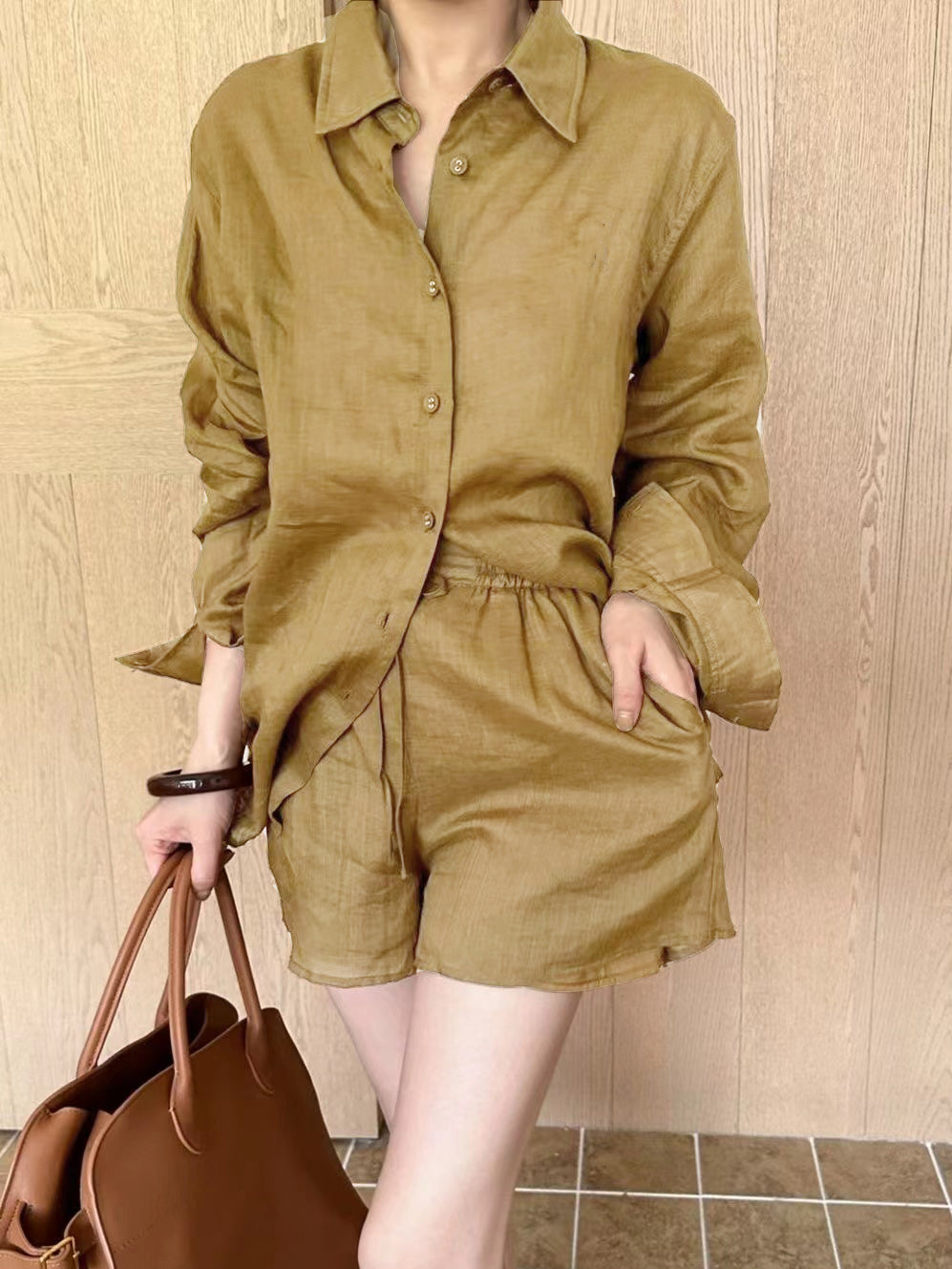 Temperament Fashion Women'S Shirt Suit