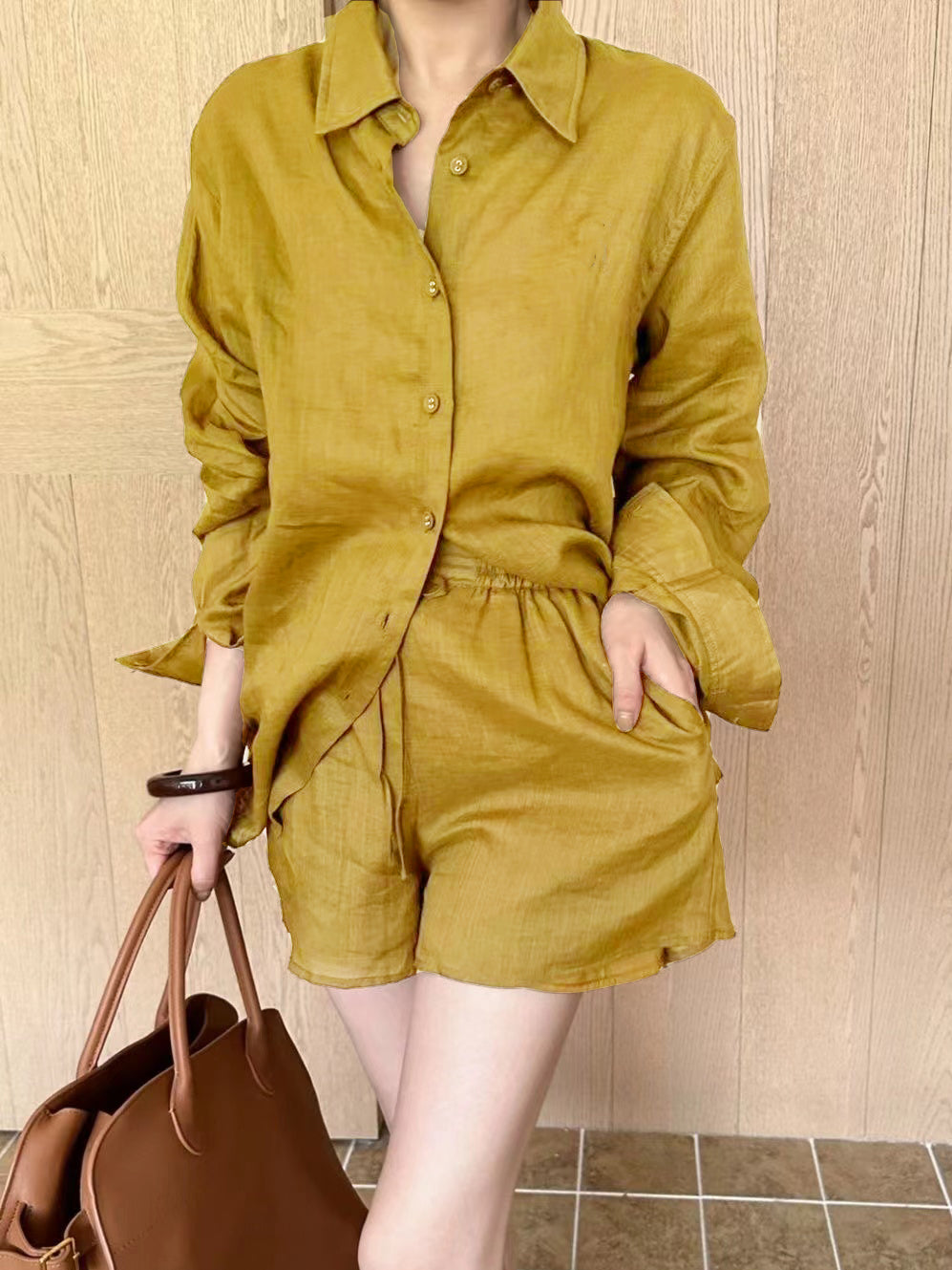 Temperament Fashion Women'S Shirt Suit