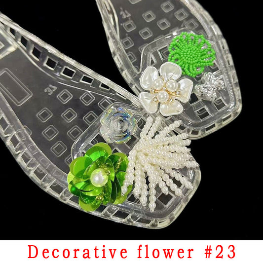 Fashion Style Decorative Flower Non-Slip Women's Shoes