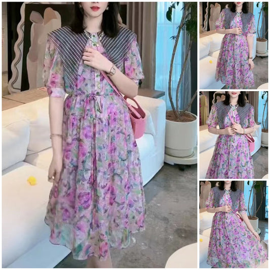 New Style Temperament And Elegant Printing Dress