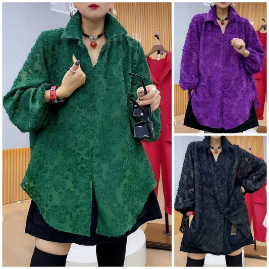 Fashion Temperament Long-sleeved Top