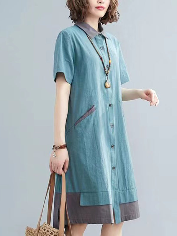 New Large Size Irregular Comfortable Dress