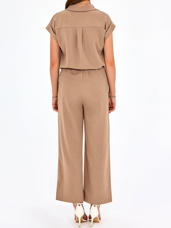 New High Waist Casual Ladies Two Piece Suit