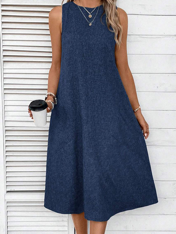 New Fashionable Sleeveless Women's Dress