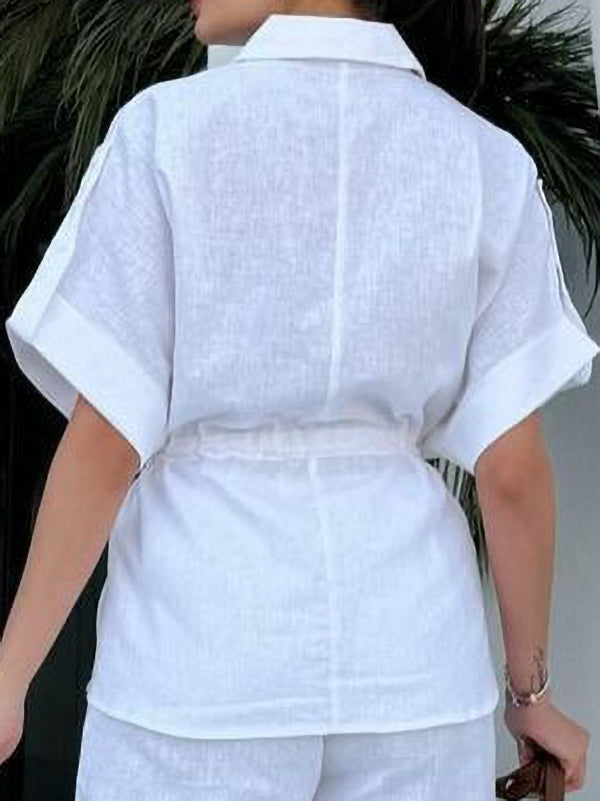New Fashion Casual Drawstring Pocket Jacket