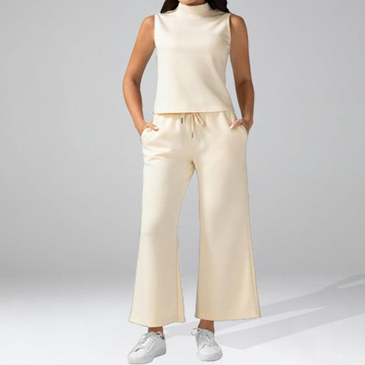 New Casual Sleeveless Women'S Two-Piece Set