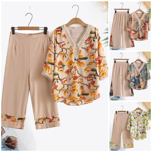 2024 Temperament Fashion Casual Mid Sleeve Suit