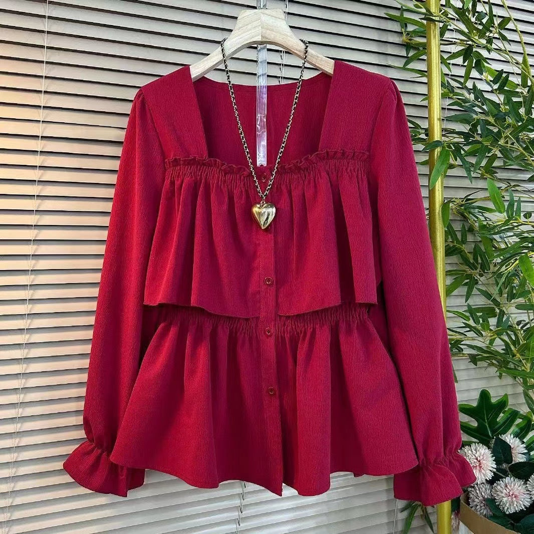 New Fashion Temperament Long-sleeved Shirt