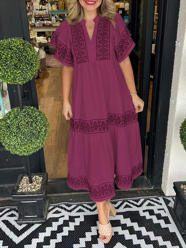 Pretty Sunshine Printed Cotton Women's Dress