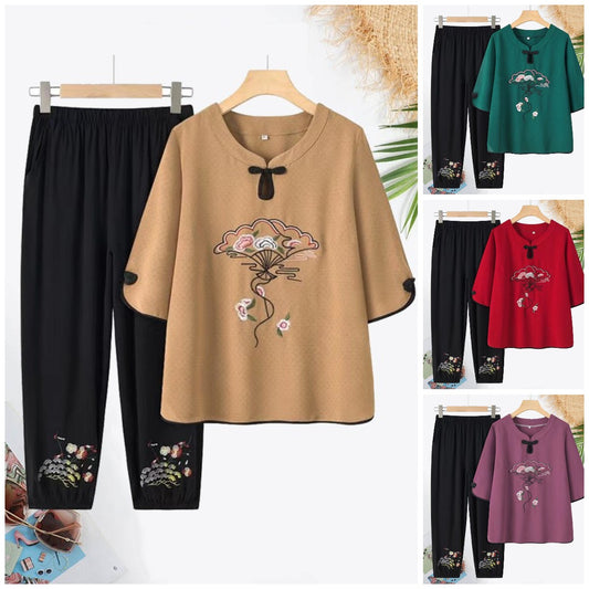 2024 Temperament Casual Mid-Sleeve Suit