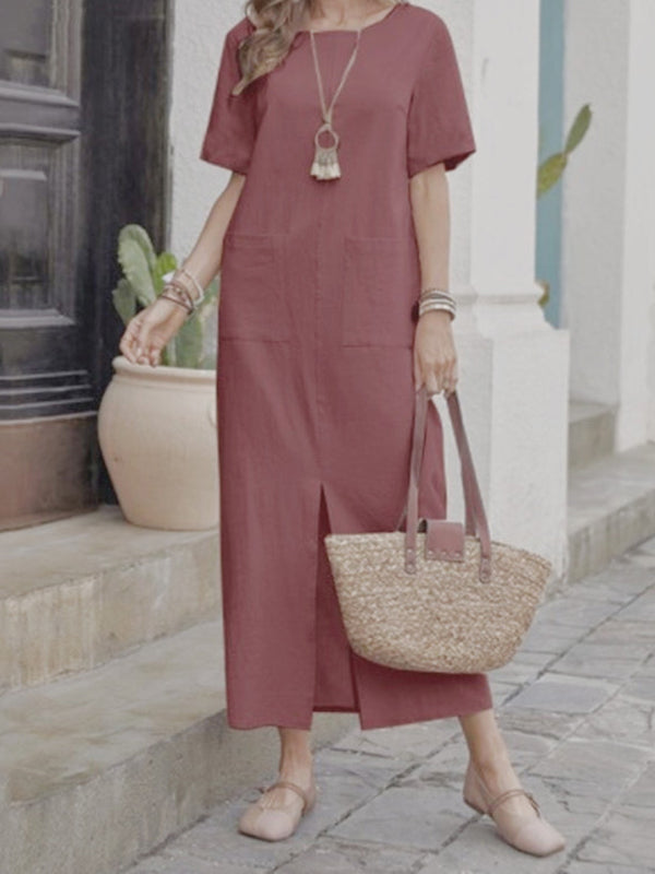 Fashion Sunshine Big Pocket Ladies Dress