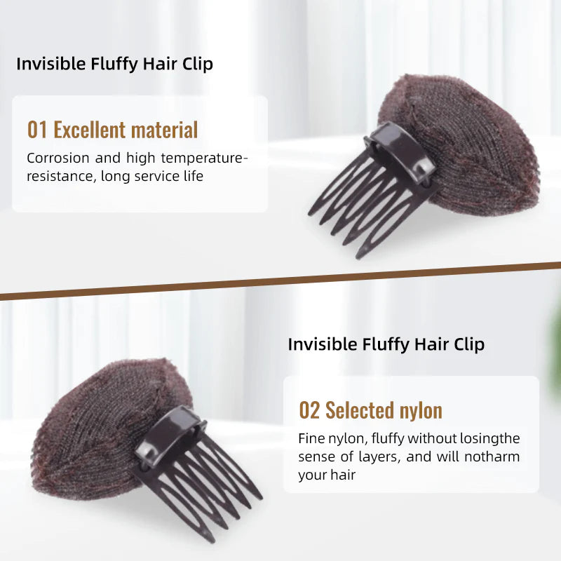 Invisible Fluffy Hair Clip
