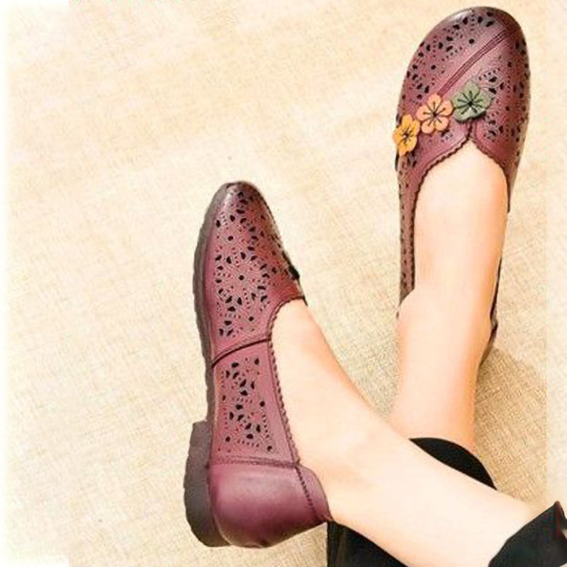 Hollow Soft Sole Casual Flat Shoes