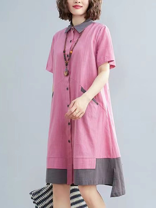 New Large Size Irregular Comfortable Dress