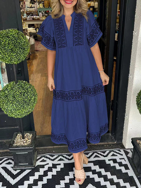 Pretty Sunshine Printed Cotton Women's Dress