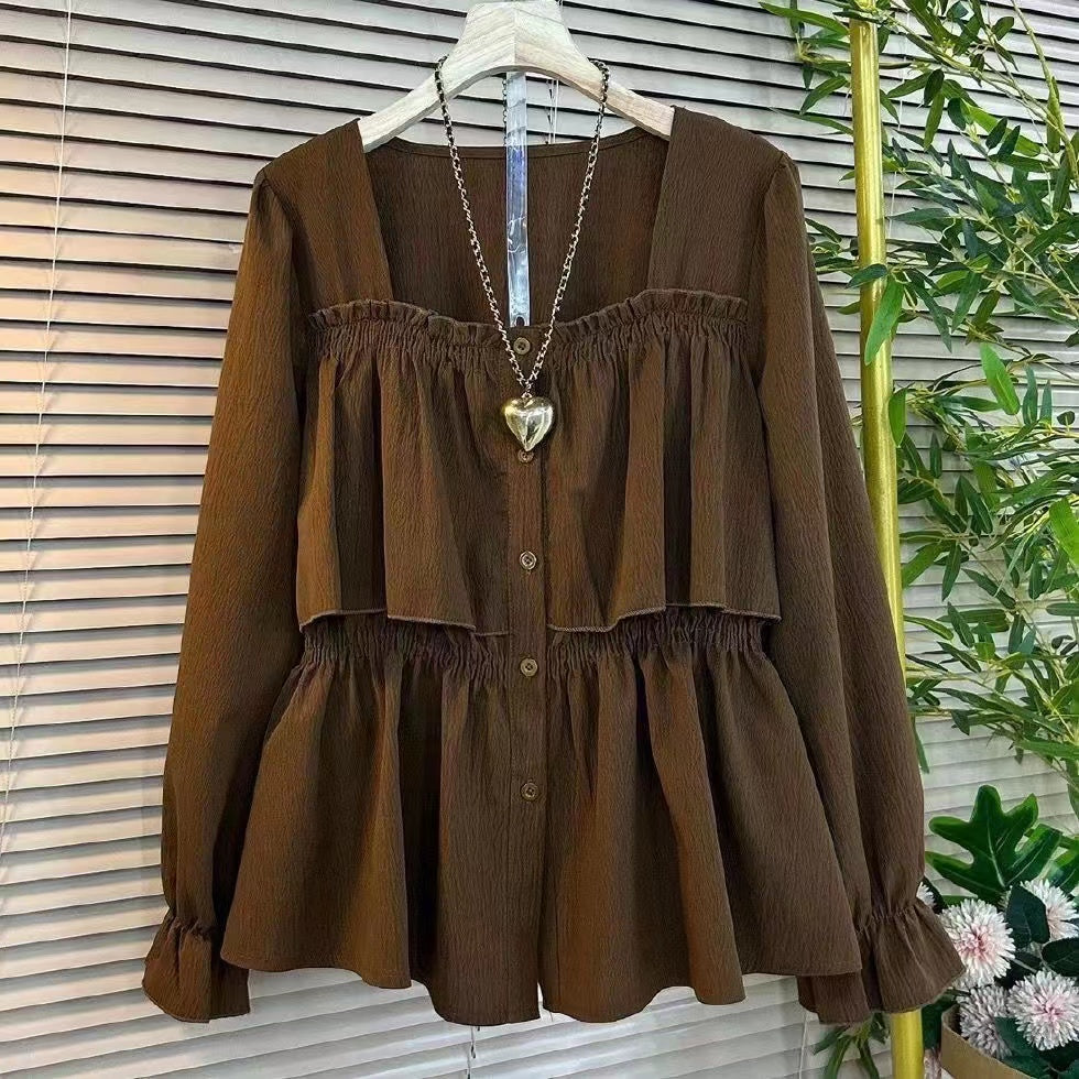 New Fashion Temperament Long-sleeved Shirt