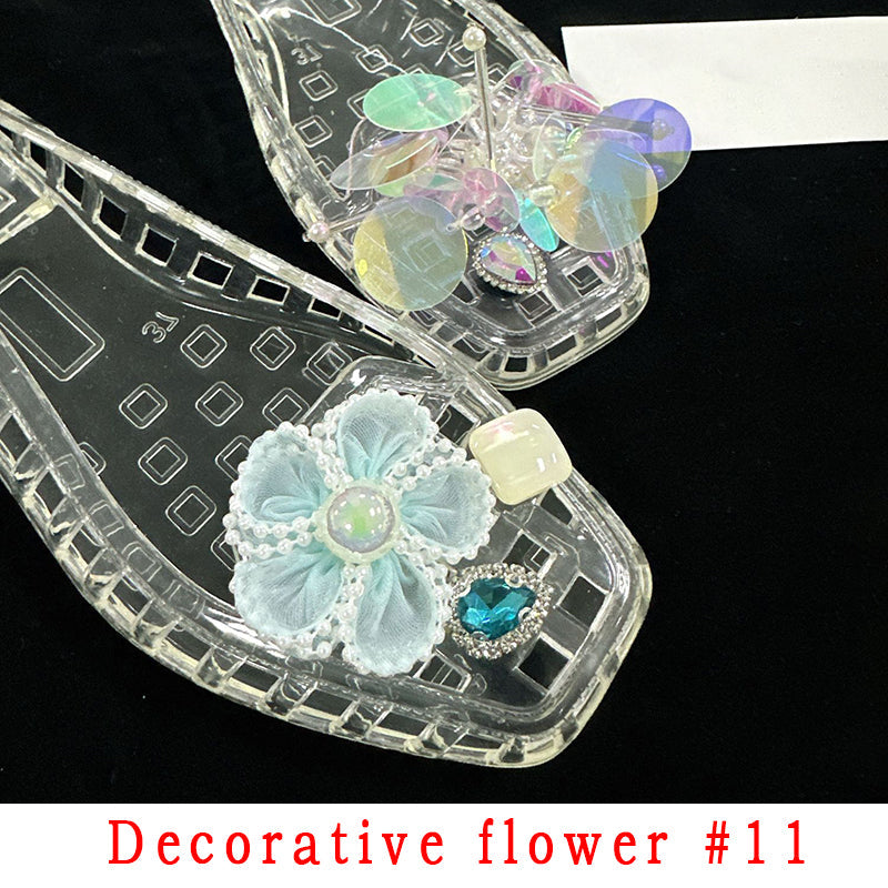 Fashion Style Decorative Flower Non-Slip Women's Shoes