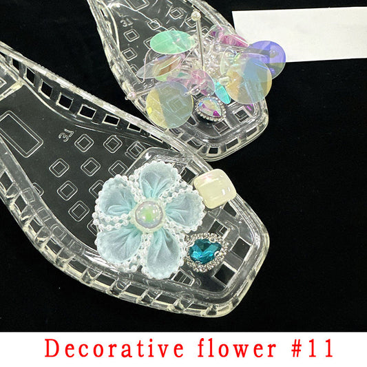 Fashion Style Decorative Flower Non-Slip Women's Shoes