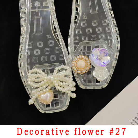 Fashion Style Decorative Flower Non-Slip Women's Shoes