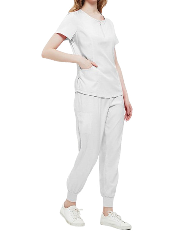 New Quick-Drying Zipper Ladies Two-Piece Suit
