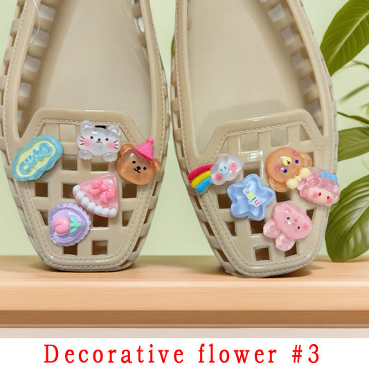 Fashion Style Decorative Flower Non-Slip Women's Shoes