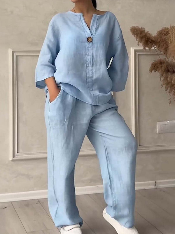 New Comfortable Single Button Casual Two-Piece Suit