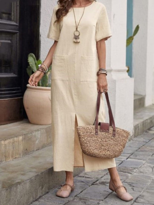 Fashion Sunshine Big Pocket Ladies Dress